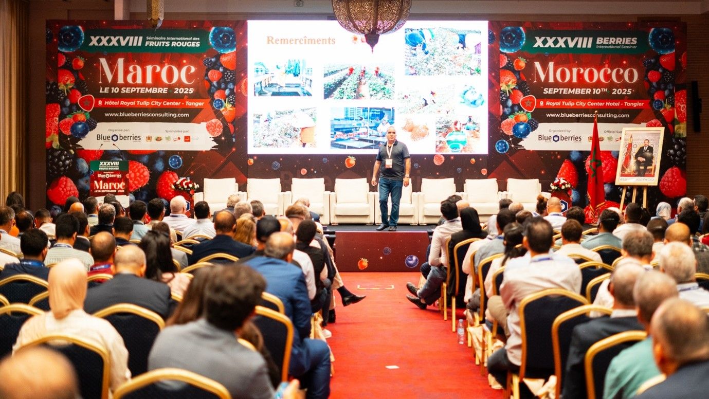 Netafim Orbia  Maroc au Séminaire International des Fruits Rouges à Tanger
